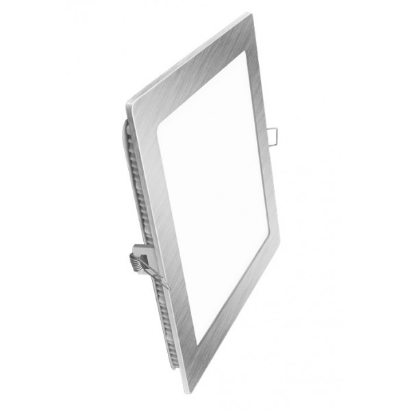 Downlight panel LED Cuadrado 225x225mm Niquel 18W